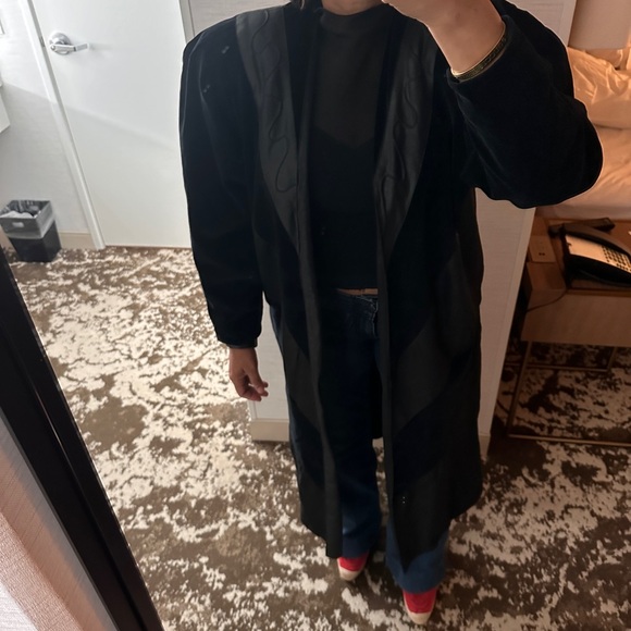 Medium City Girl black suede no size. I’m a size small and am modeling it. - Picture 2 of 5